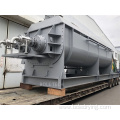 Industrial hollow paddle dryer for drying sludge